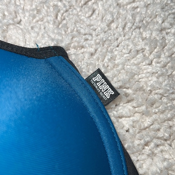 VS PINK Racerback Bra - Navy & Neon - Picture 4 of 4